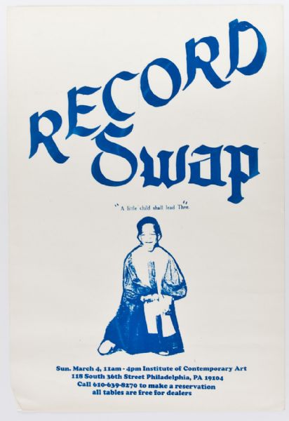 Record Swap at the Institue of Contemporary Art Original Poster